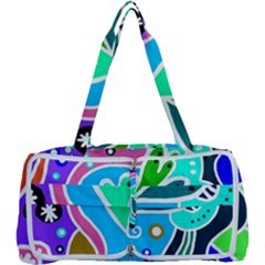 Crazy Pop Art - Doodle Hearts   Multi Function Bag by ConteMonfrey