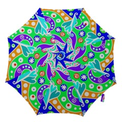 Crazy Pop Art - Doodle Lover   Hook Handle Umbrellas (small) by ConteMonfrey