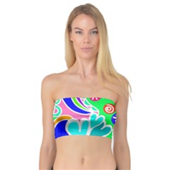 Crazy Pop Art - Doodle Lover   Bandeau Top by ConteMonfrey