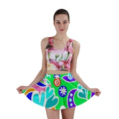 Crazy Pop Art - Doodle Lover   Mini Skirt by ConteMonfrey