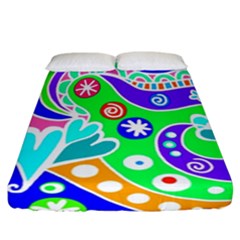 Crazy Pop Art - Doodle Lover   Fitted Sheet (california King Size) by ConteMonfrey