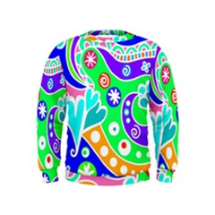 Crazy Pop Art - Doodle Lover   Kids  Sweatshirt by ConteMonfrey