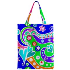 Crazy Pop Art - Doodle Lover   Zipper Classic Tote Bag by ConteMonfrey