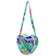 Crazy Pop Art - Doodle Lover   Heart Shoulder Bag by ConteMonfrey