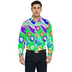 Crazy Pop Art - Doodle Lover   Men s Long Sleeve  Shirt by ConteMonfrey