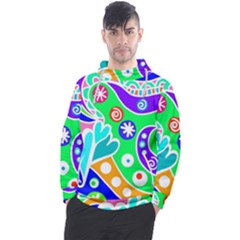 Crazy Pop Art - Doodle Lover   Men s Pullover Hoodie