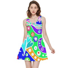 Crazy Pop Art - Doodle Lover   Inside Out Reversible Sleeveless Dress by ConteMonfrey