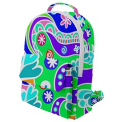 Crazy Pop Art - Doodle Lover   Flap Pocket Backpack (small) by ConteMonfrey