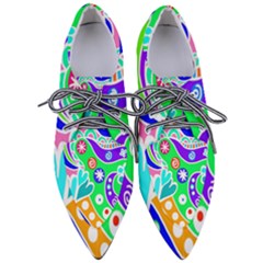 Crazy Pop Art - Doodle Lover   Pointed Oxford Shoes by ConteMonfrey