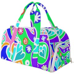 Crazy Pop Art - Doodle Lover   Burner Gym Duffel Bag by ConteMonfrey