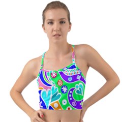 Crazy Pop Art - Doodle Lover   Mini Tank Bikini Top by ConteMonfrey