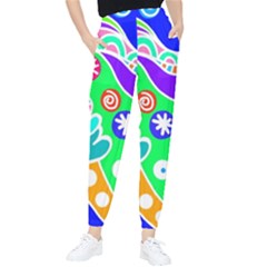 Crazy Pop Art - Doodle Lover   Women s Tapered Pants by ConteMonfrey