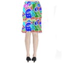 Crazy Pop Art - Doodle Buddies  Short Mermaid Skirt View2