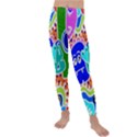 Crazy Pop Art - Doodle Buddies  Kids  Lightweight Velour Leggings View1