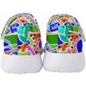 Crazy Pop Art - Doodle Buddies  Men s Velcro Strap Shoes View4