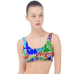 Crazy Pop Art - Doodle Buddies  The Little Details Bikini Top by ConteMonfrey