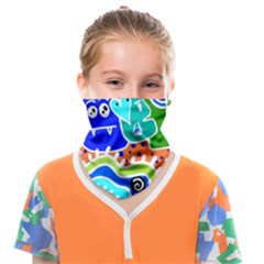 Crazy Pop Art - Doodle Buddies  Face Covering Bandana (kids) by ConteMonfrey