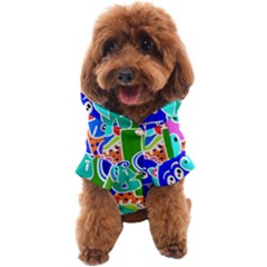 Crazy Pop Art - Doodle Buddies  Dog Coat by ConteMonfrey