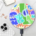 Crazy Pop Art - Doodle Buddies  Wireless Fast Charger(White) View1