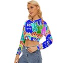 Crazy Pop Art - Doodle Buddies  Lightweight Long Sleeve Sweatshirt View2