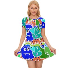 Crazy Pop Art - Doodle Buddies  Women s Sports Wear Set by ConteMonfrey