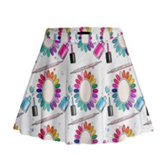 Manicure Mini Flare Skirt