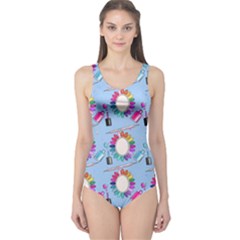 Manicure One Piece Swimsuit by SychEva