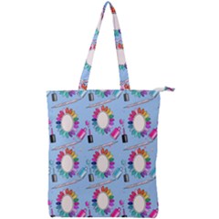 Manicure Double Zip Up Tote Bag