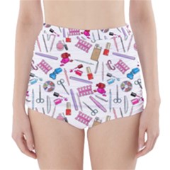 Manicure Nail High-waisted Bikini Bottoms by SychEva