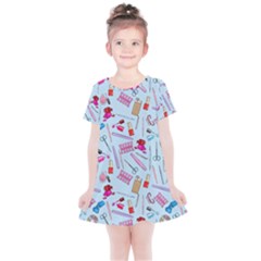 Manicure Nail Kids  Simple Cotton Dress by SychEva