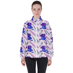 Manicure Women s High Neck Windbreaker by SychEva