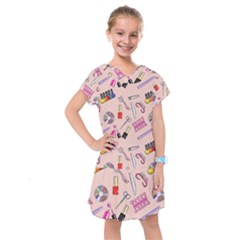 Manicure Kids  Drop Waist Dress by SychEva