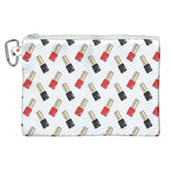 Nails Manicured Canvas Cosmetic Bag (xl) by SychEva