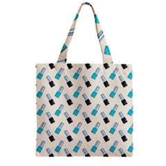 Nails Zipper Grocery Tote Bag by SychEva