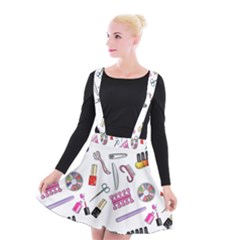 Manicure Nail Pedicure Suspender Skater Skirt by SychEva