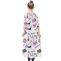 Manicure Nail Pedicure Kids  Quarter Sleeve Maxi Dress View2