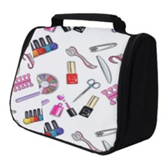 Manicure Nail Pedicure Full Print Travel Pouch (small) by SychEva