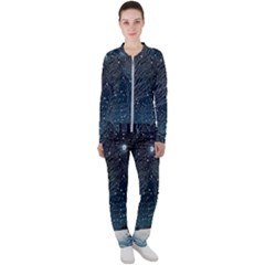 Snow Christmas Starry Night Casual Jacket And Pants Set by Simbadda