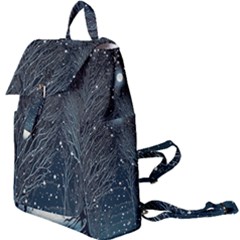 Snow Christmas Starry Night Buckle Everyday Backpack