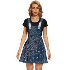 Snow Christmas Starry Night Apron Dress