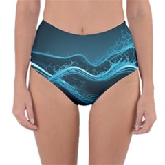 Technology Computer Background (1) Reversible High-waist Bikini Bottoms by Simbadda