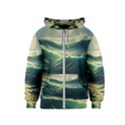 Ocean Sea Waves Tide Kids  Zipper Hoodie View1