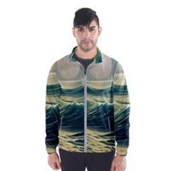 Ocean Sea Waves Tide Men s Windbreaker by Simbadda