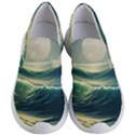 Ocean Sea Waves Tide Women s Lightweight Slip Ons View1