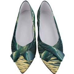 Ocean Sea Waves Tide Women s Bow Heels by Simbadda