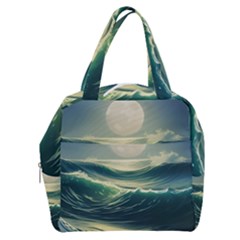 Ocean Sea Waves Tide Boxy Hand Bag by Simbadda