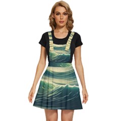 Ocean Sea Waves Tide Apron Dress by Simbadda