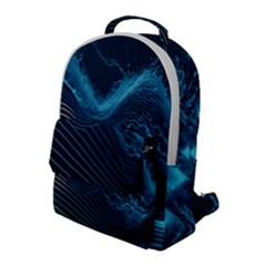 Technology Computer Background Flap Pocket Backpack (large) by Simbadda