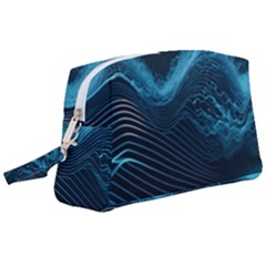 Technology Computer Background Wristlet Pouch Bag (large) by Simbadda