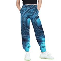 Technology Modern Kids  Elastic Waist Pants by Simbadda